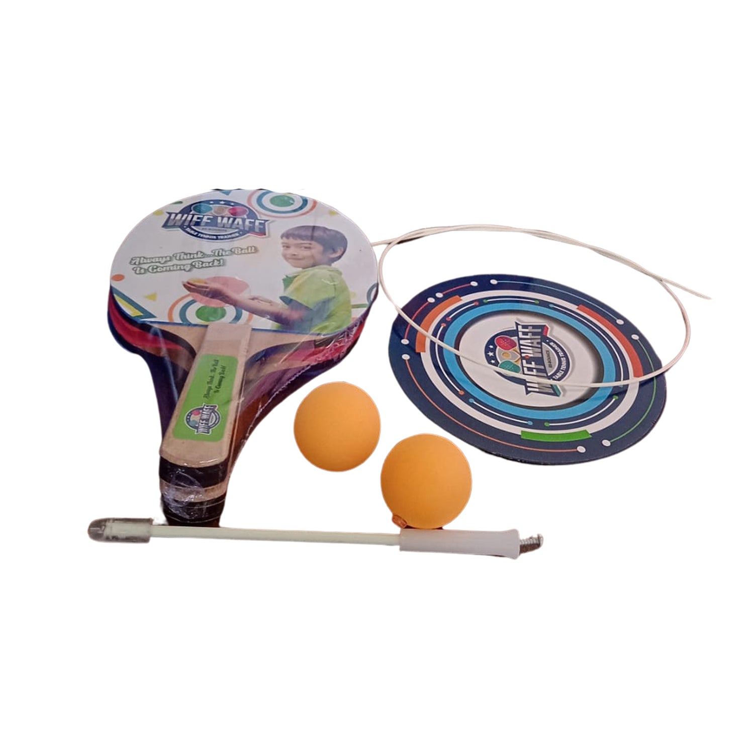 Portable Wiff Waff Rebound Table Tennis Trainer Set (1 Set) Portable Wiff Waff Rebound Table Tennis Trainer Set (1 Set)